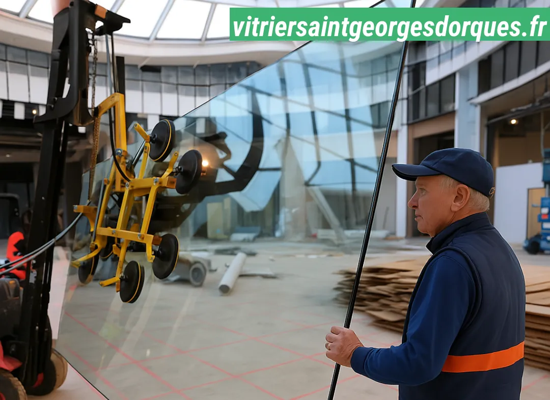 Remplacement de vitrine magasin Saint-Georges-d'Orques